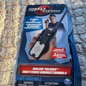 Spy Wear Black and Silver Walkie Talkies